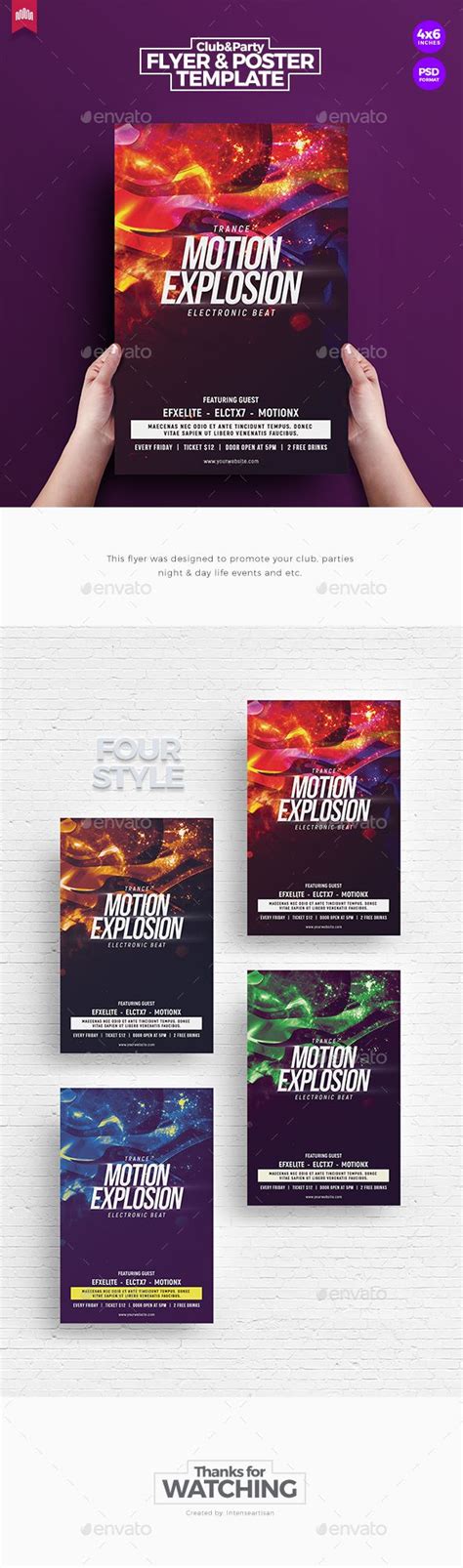 Motion Flyer Templates